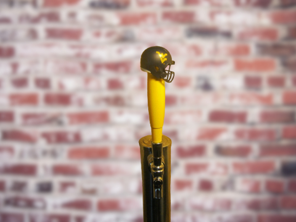 NCAA West Virginia Mountaineers Beer Tap Handle Kegerator Football Brew Ale